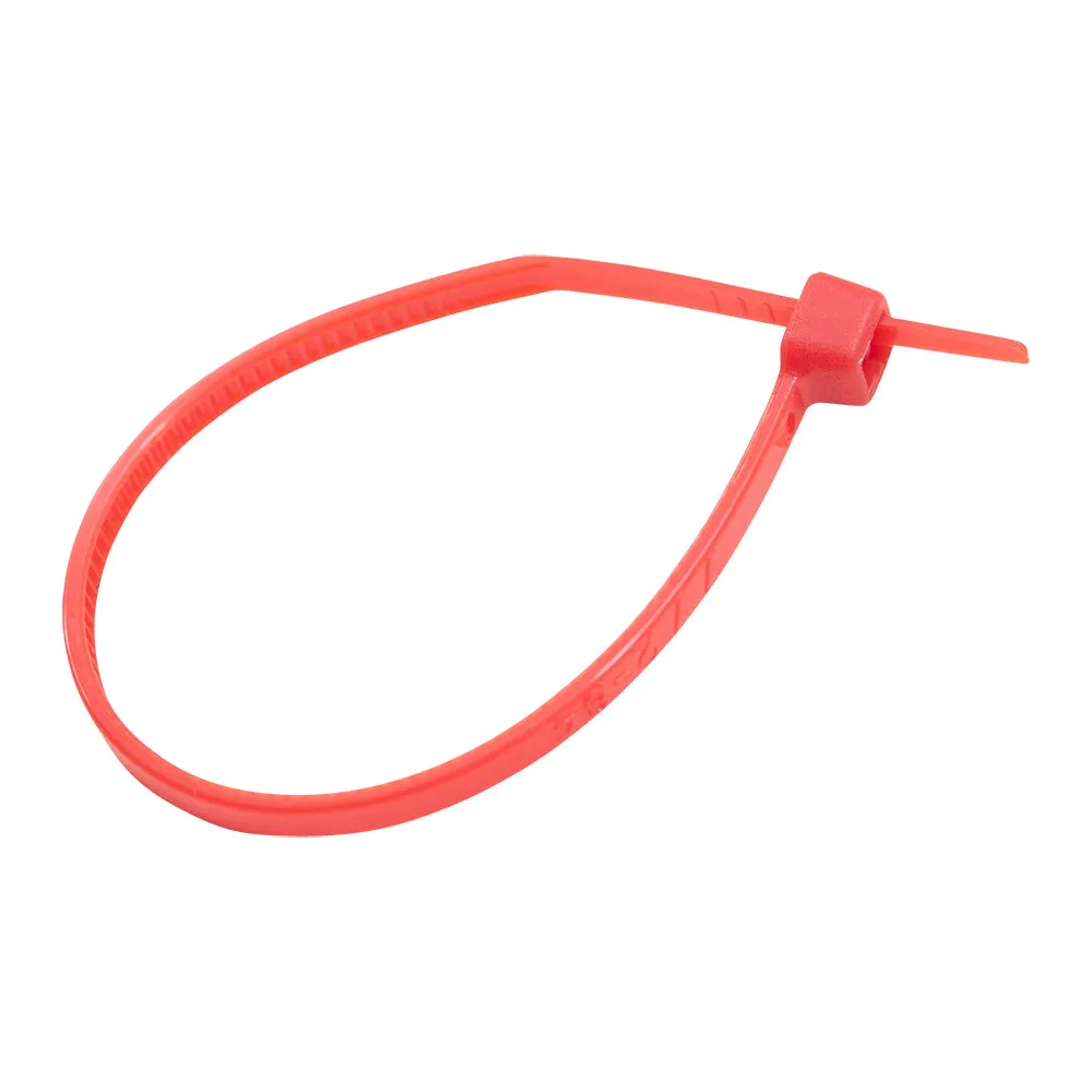 1000 Pc Bag Red Nylon 4" Cable Zip Ties Self Locking Head UV Heat Crafts Home