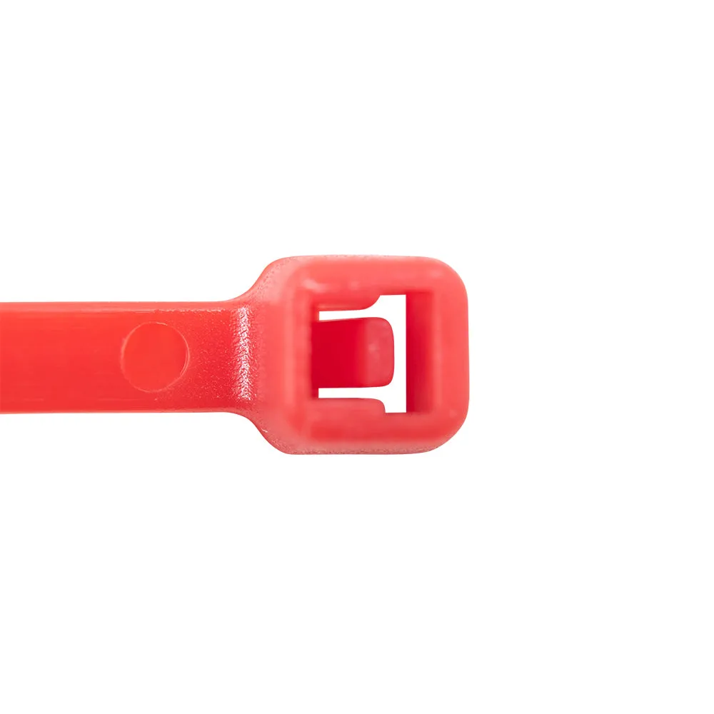 1000 Pc Bag Red Nylon 4" Cable Zip Ties Self Locking Head UV Heat Crafts Home