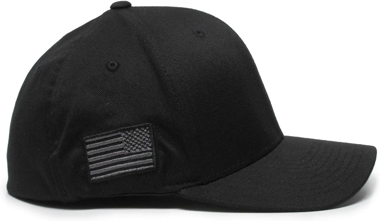 1776 Betsy Ross 13 Colonies 13 Stars 2A hat Black/Gray Cap Fit for Life Cap