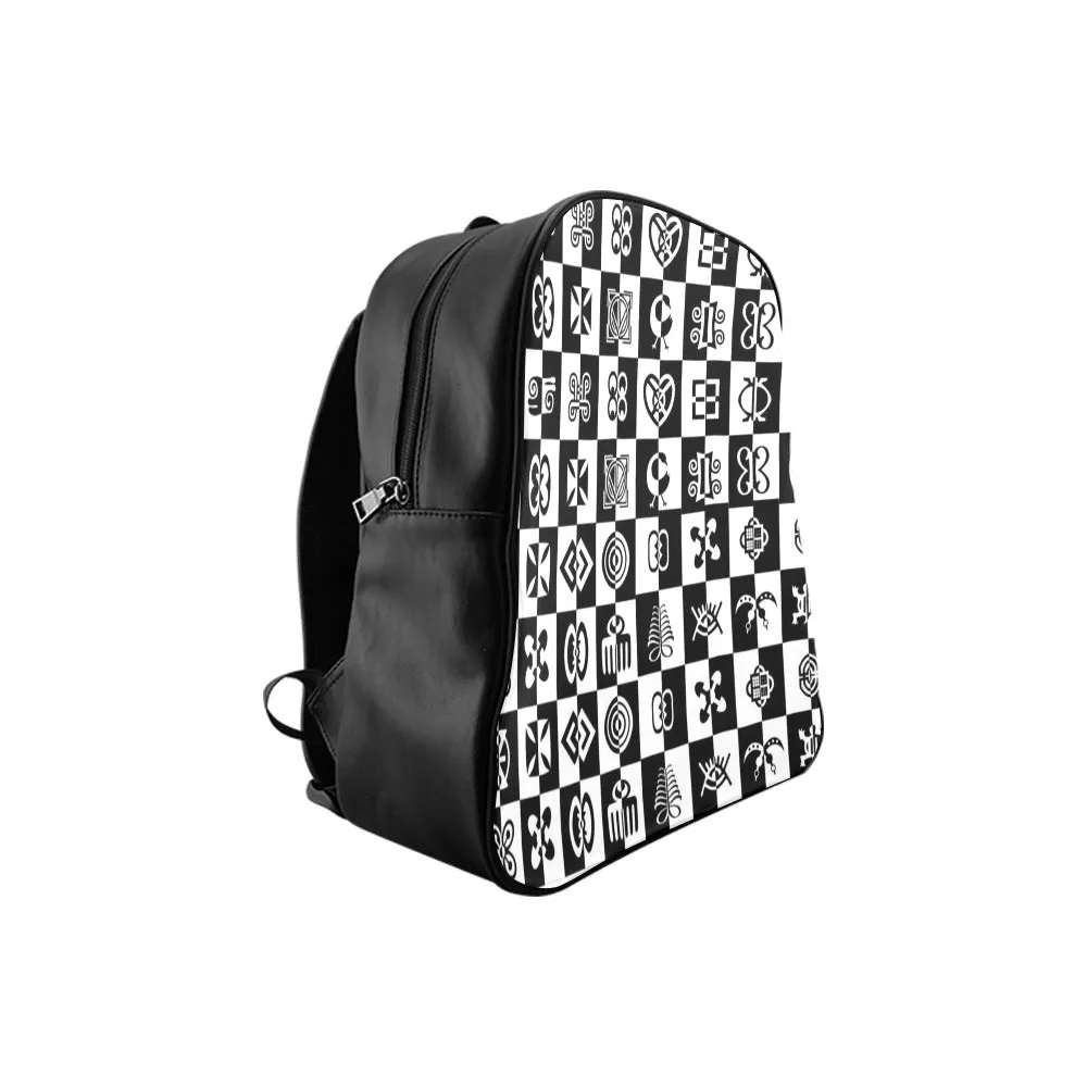 ADINKRA School Backpack (Medium)