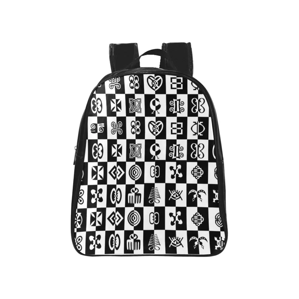 ADINKRA School Backpack (Medium)