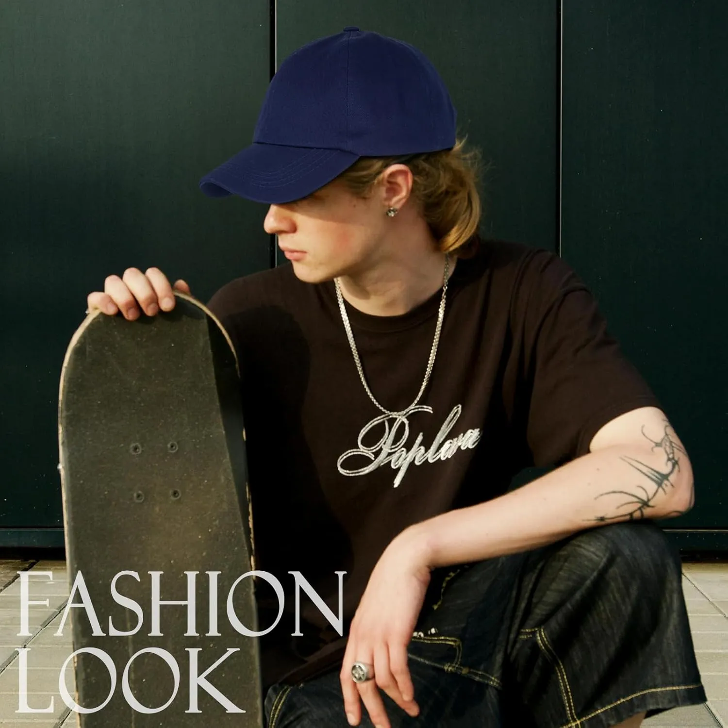 Baseball Cap Satin Lined Interior for Men and Women,Adjustable Baseball Cap Dad Golf Sun Hats