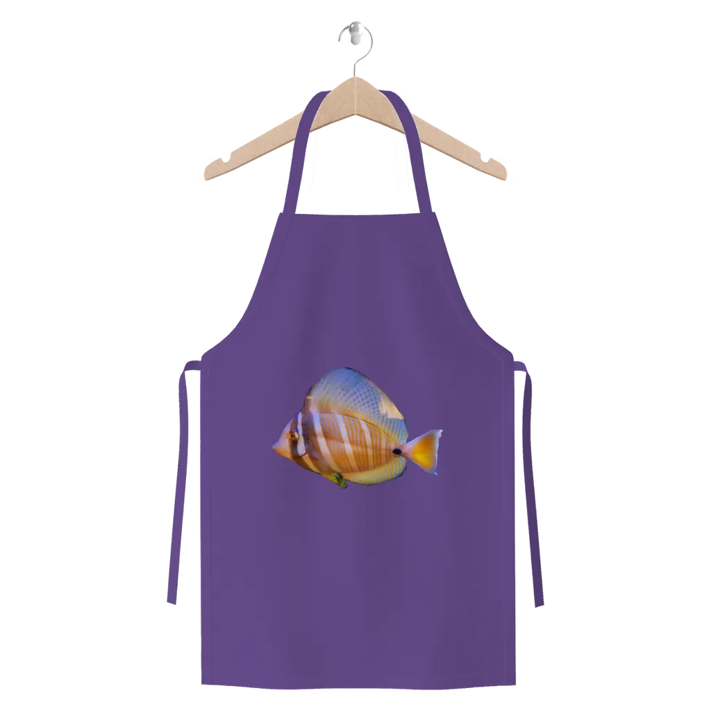 Beautiful Colored Fish Premium Jersey Apron