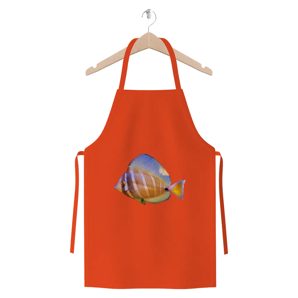 Beautiful Colored Fish Premium Jersey Apron