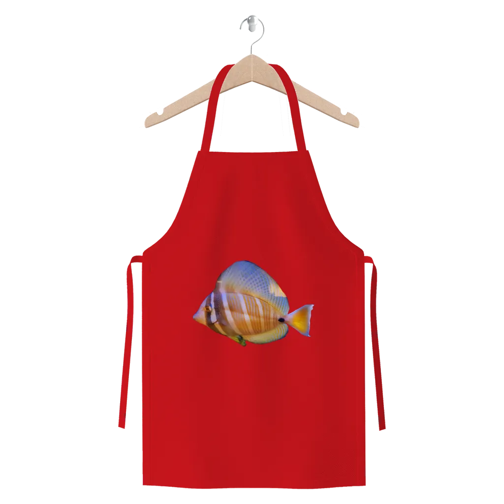 Beautiful Colored Fish Premium Jersey Apron