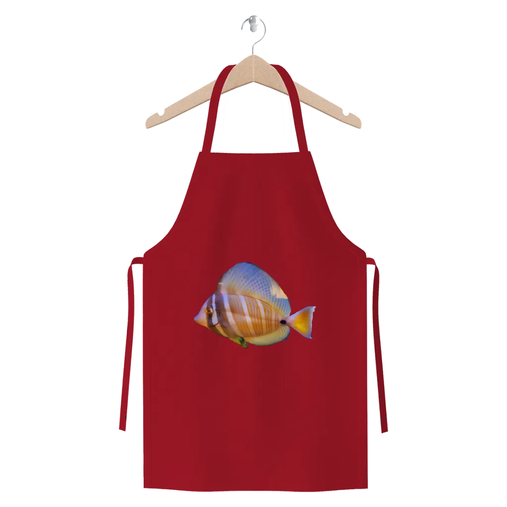 Beautiful Colored Fish Premium Jersey Apron