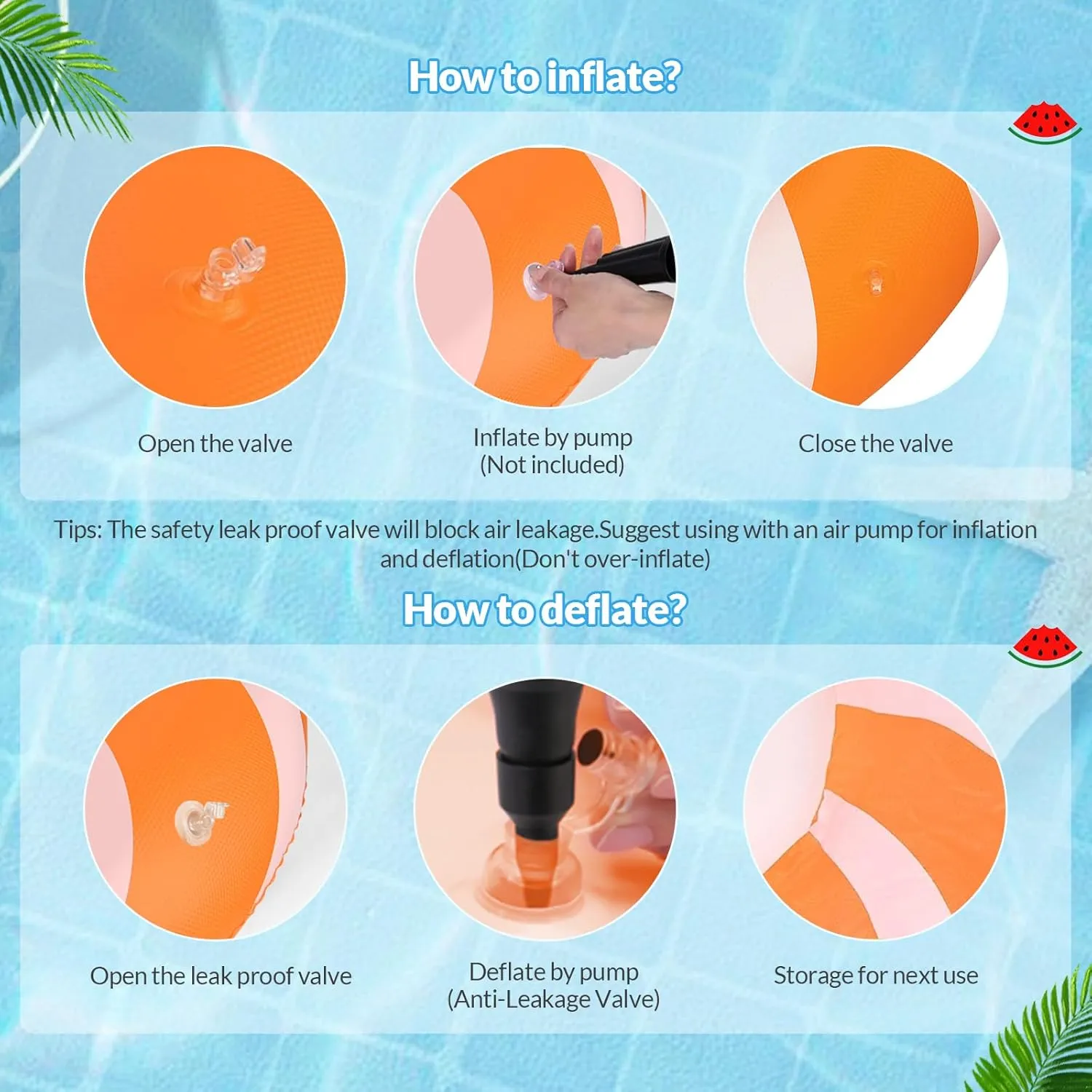 Bestrip Pool Floats Adult Size for Kids Age 8-12 Adults Inflatable Floats Swimming Ring Toys Beach Pool Party Lake Use