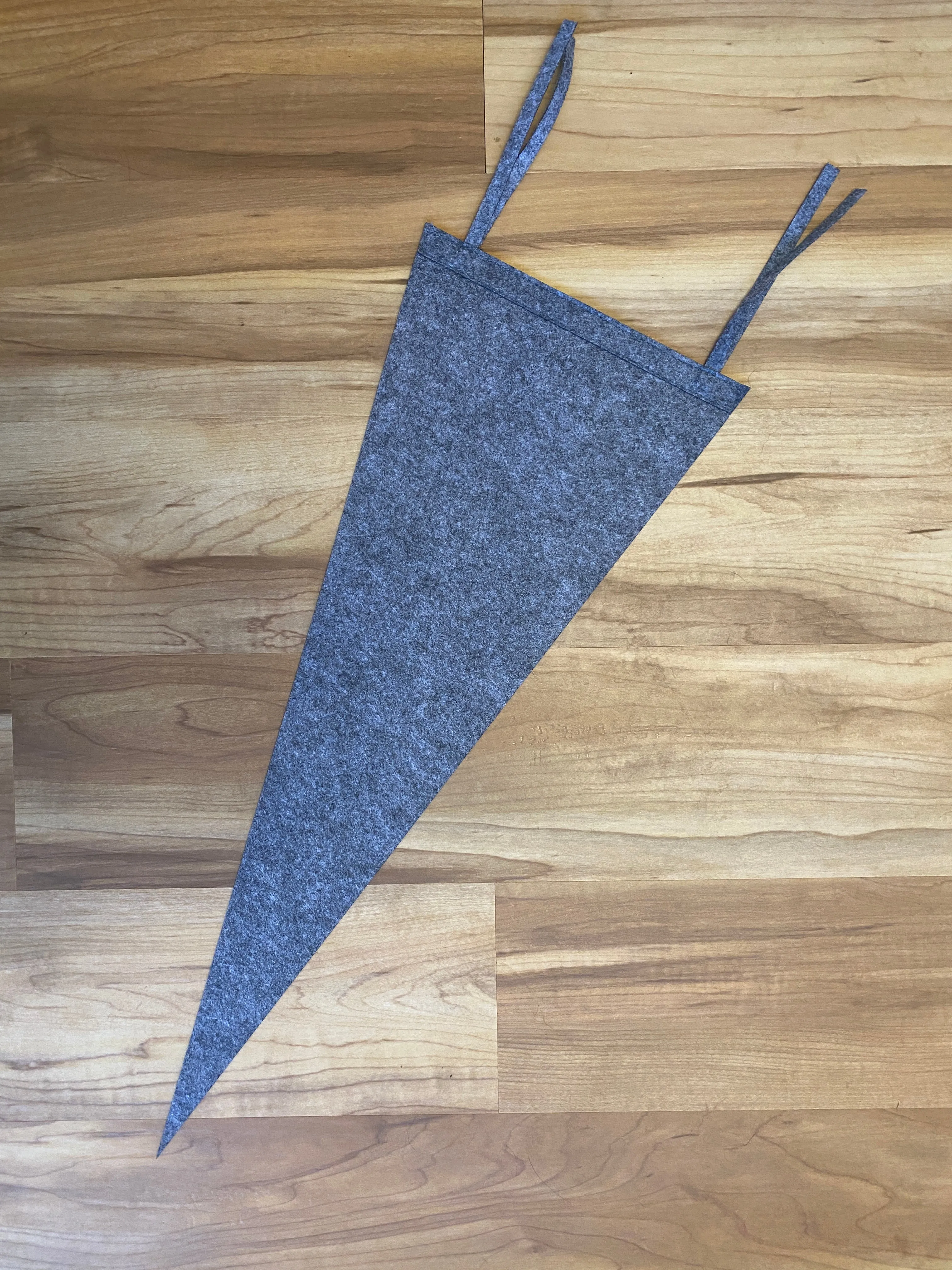 Custom Chain Stitch Wool Pennant