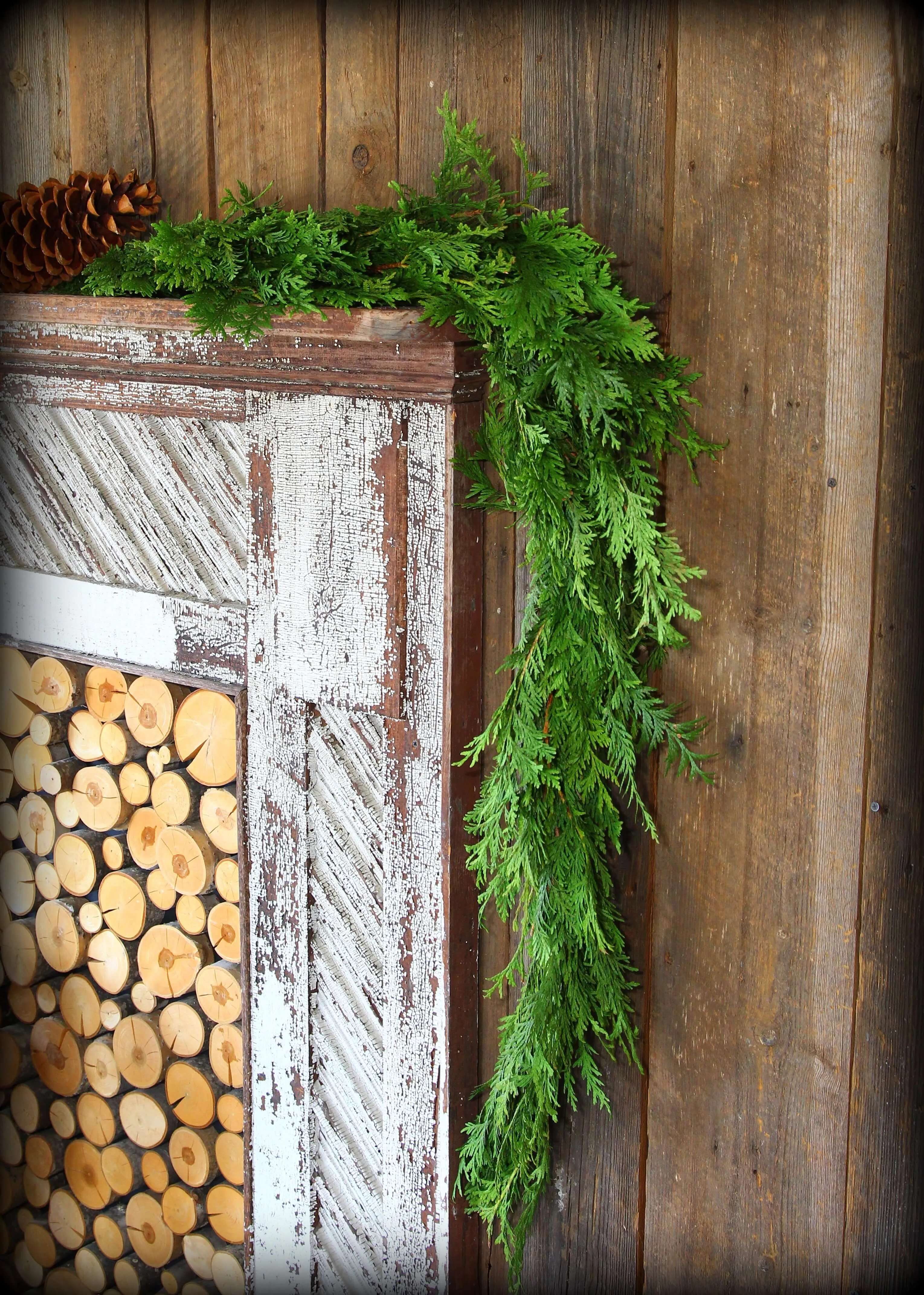 Fresh Cedar Christmas Garland
