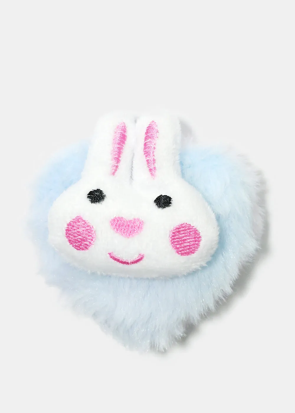 Fuzzy Bunny Keychain