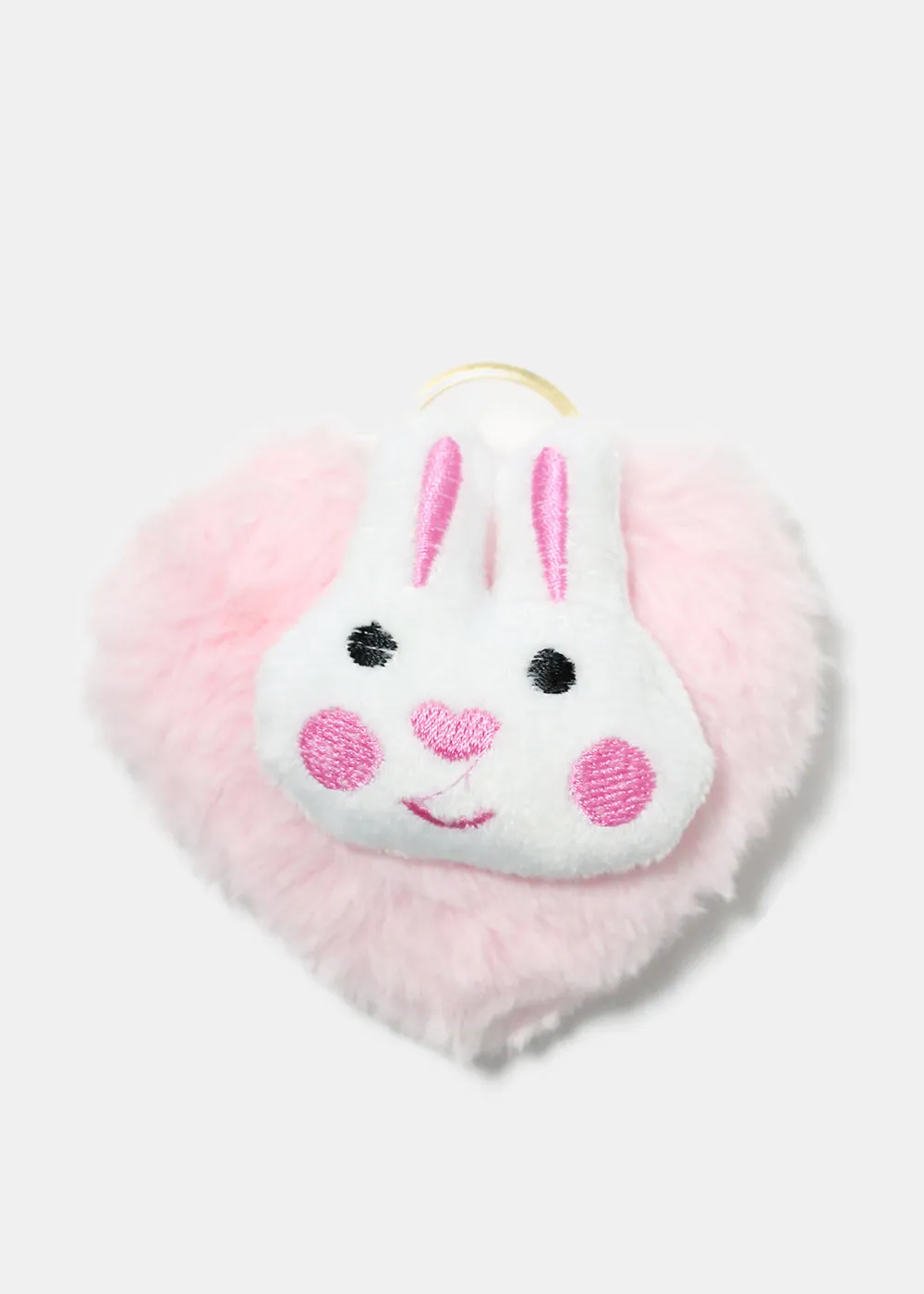 Fuzzy Bunny Keychain