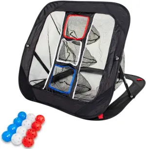 Golf Chipping Net with 12 Practice Balls by YardCandy. Enhance Your Golfing Experience & Elevate Your Golf Game.