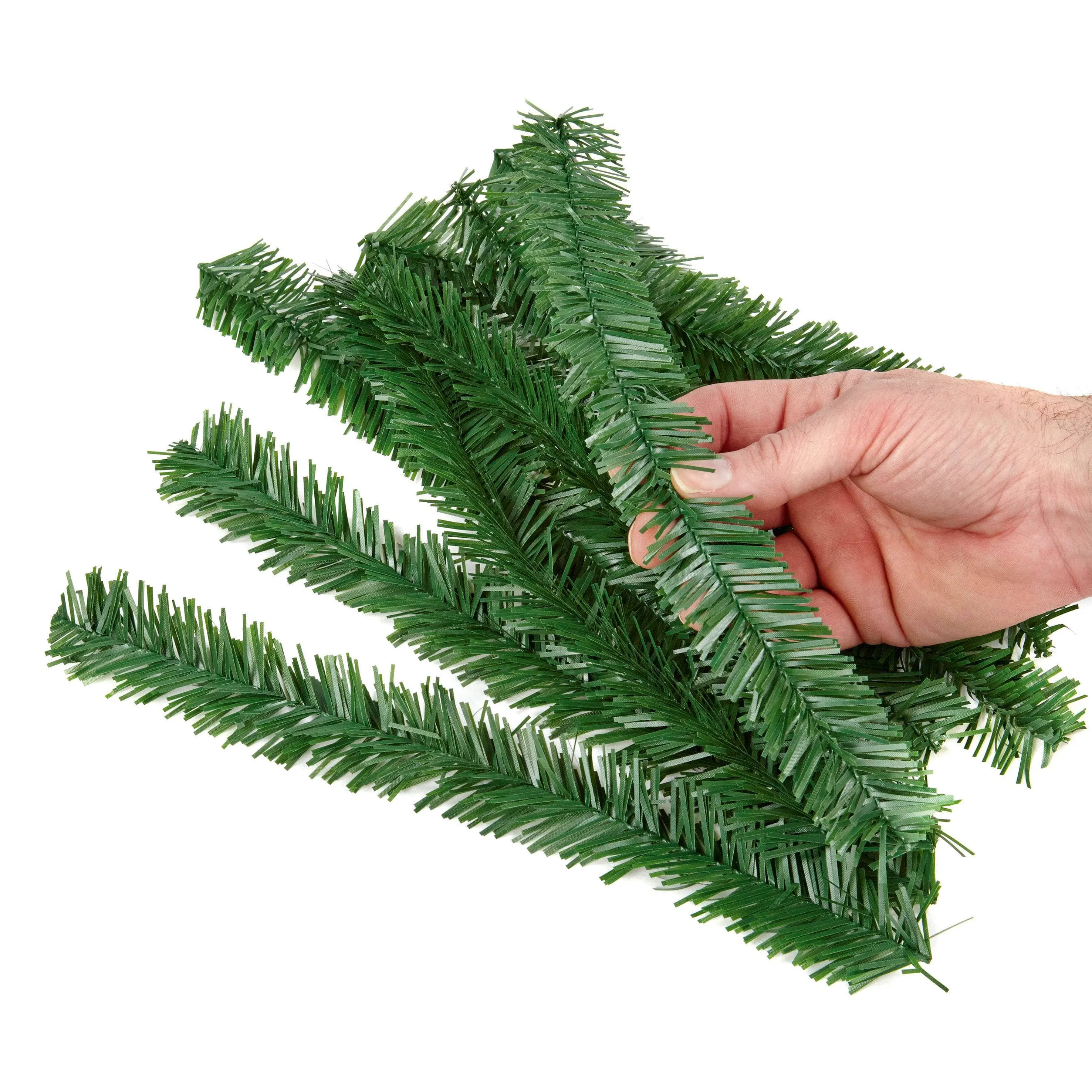 Green PVC Garland Ties - 30cm