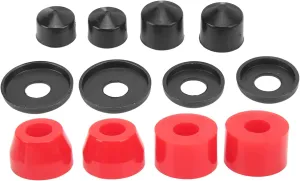 Honio Skateboard Bushing Set, 90A Lightweight High Skateboard Replacement Bushings, Providing Better Cushioning Experience for Fish Board (Red)