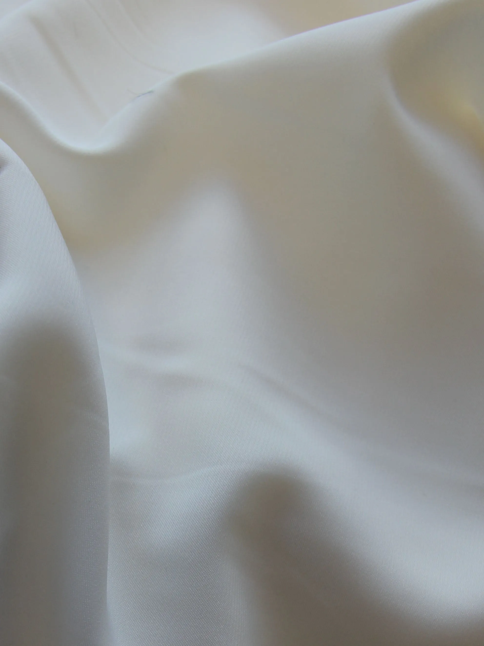 Ivory Polyester Soft Satin - Trust