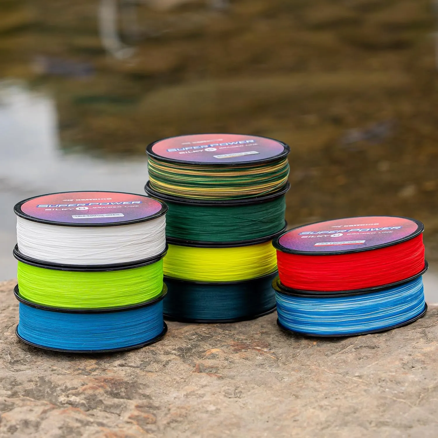 KastKing SuperPower Braided Fishing Line - Abrasion Resistant Braided Lines  Incredible Superline  Zero Stretch  Smaller Diameter  A Must-Have!