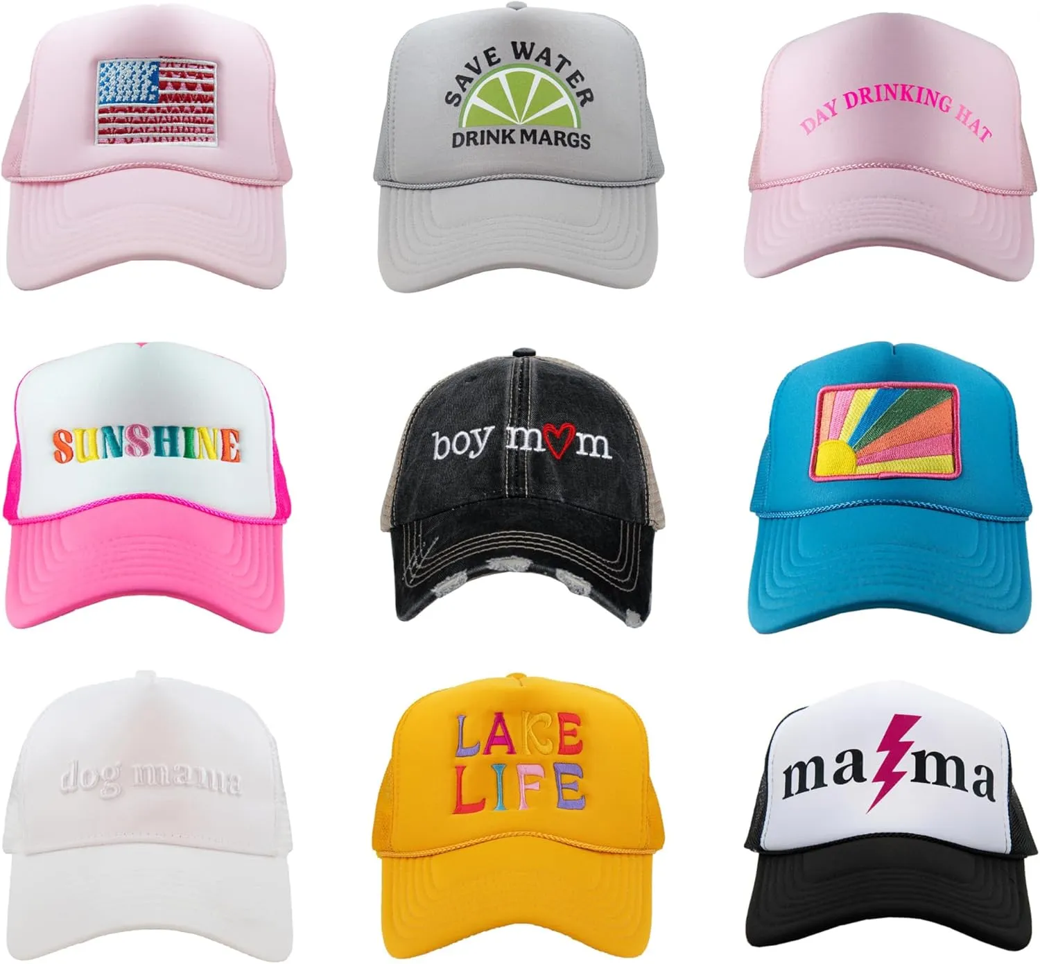 KATYDID 3-D Embroidered Trucker Hat
