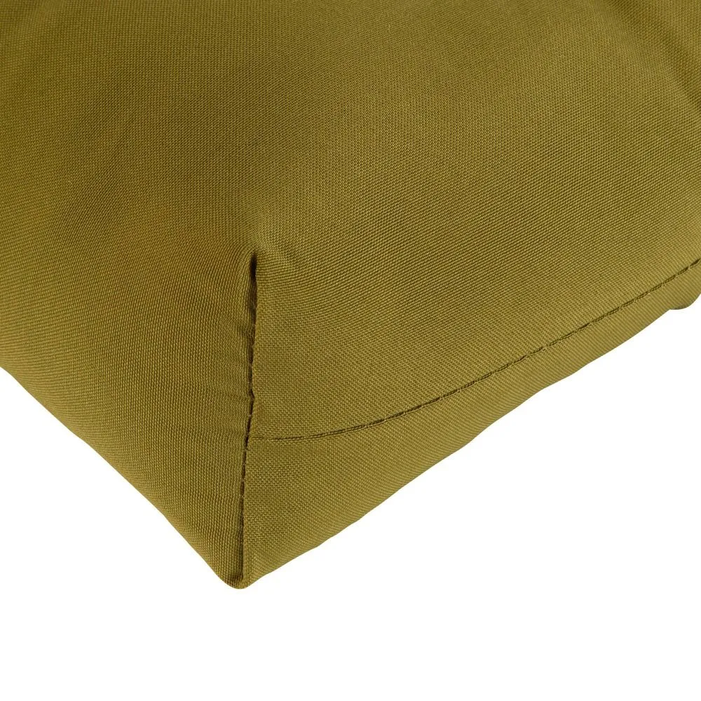 Kensington Garden 20"x20" Solid Outdoor Chair Cushion Kiwi: UV & Water-Resistant, Patio Furniture Comfort