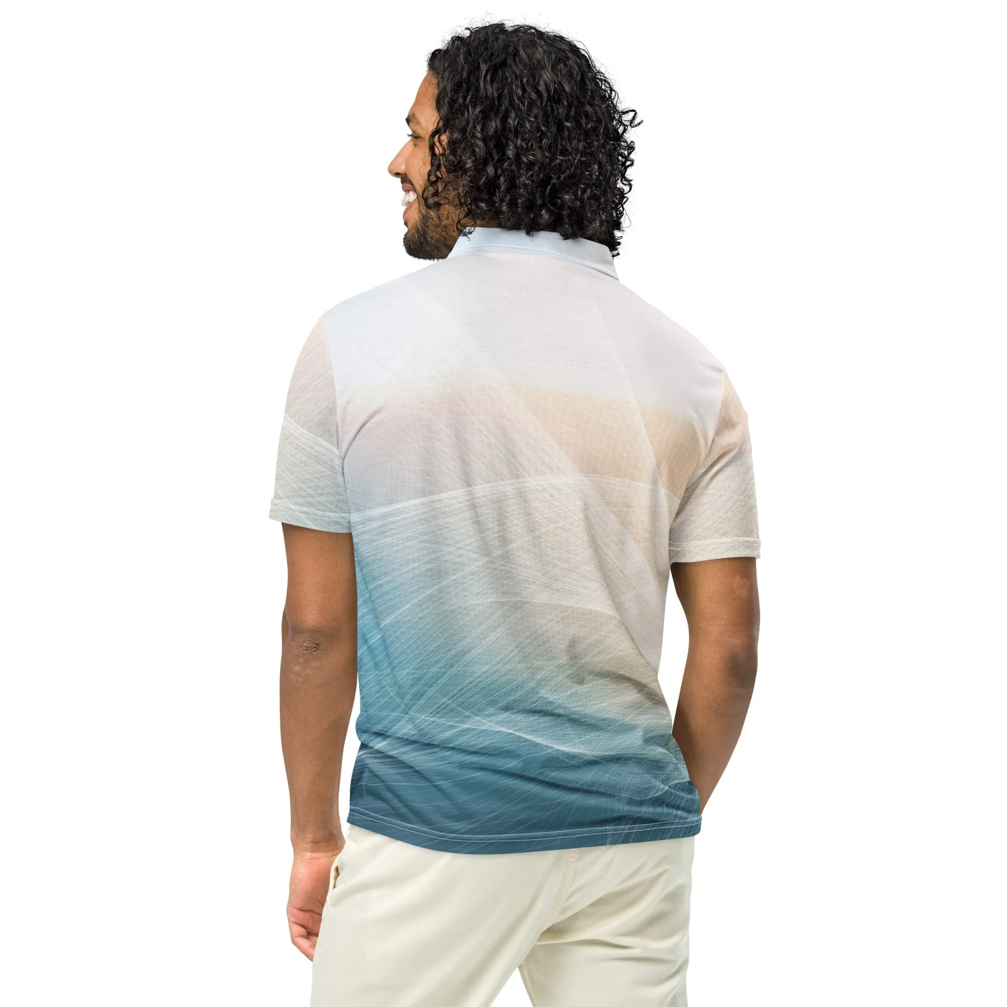 Men’s Slim Fit Polo Shirt Modern Design, lioness-love
