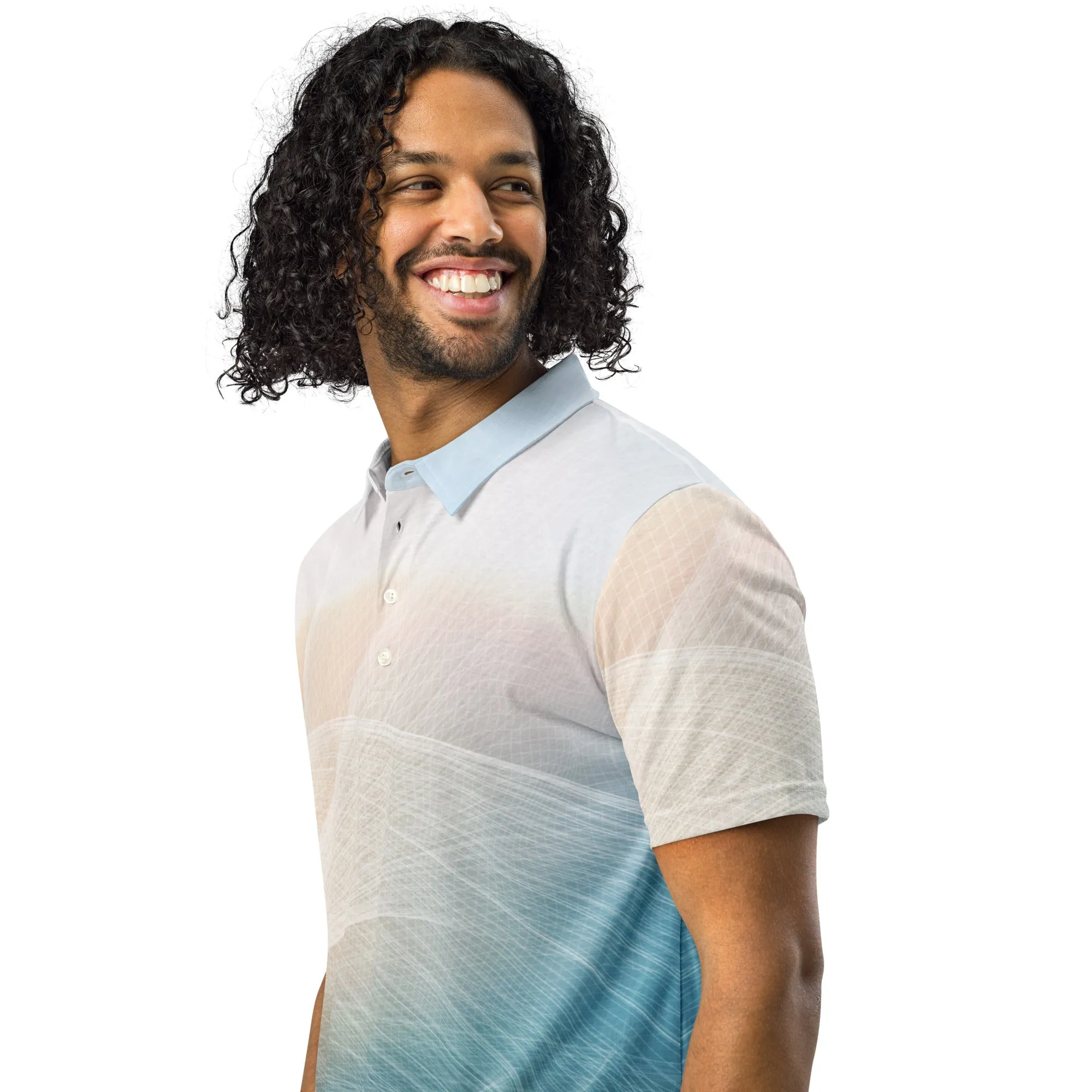 Men’s Slim Fit Polo Shirt Modern Design, lioness-love