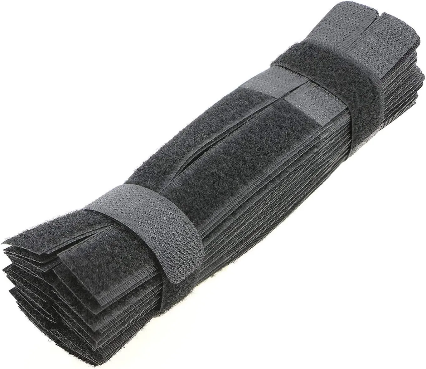 PASOW 50pcs Cable Ties Reusable Fastening Wire Organizer Cord Rope Holder 7 Inch (Black)