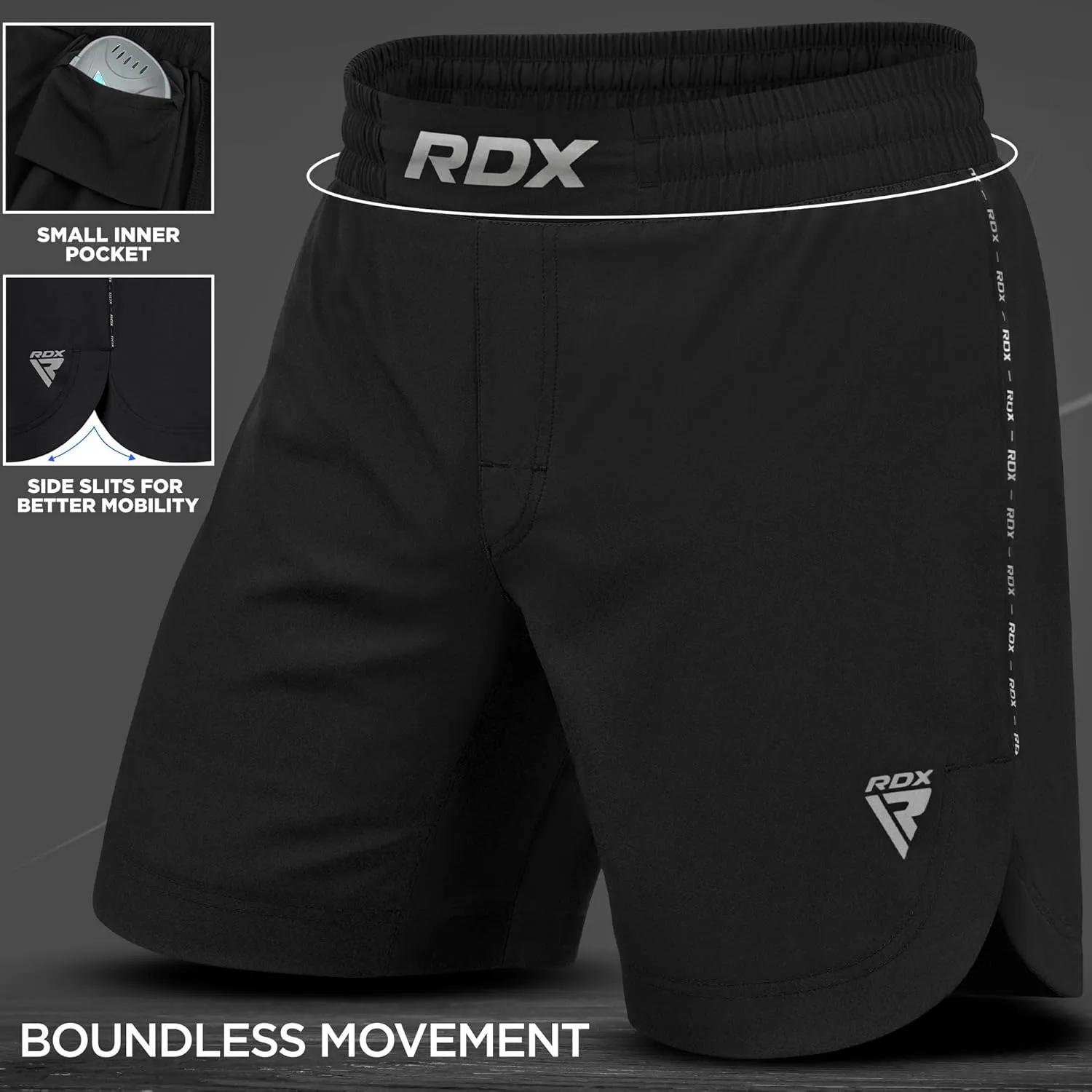 RDX MMA Shorts for Training & Kickboxing  Fighting Shorts for Martial Arts, Cage Fight, Muay Thai, BJJ, Boxing, Grappling