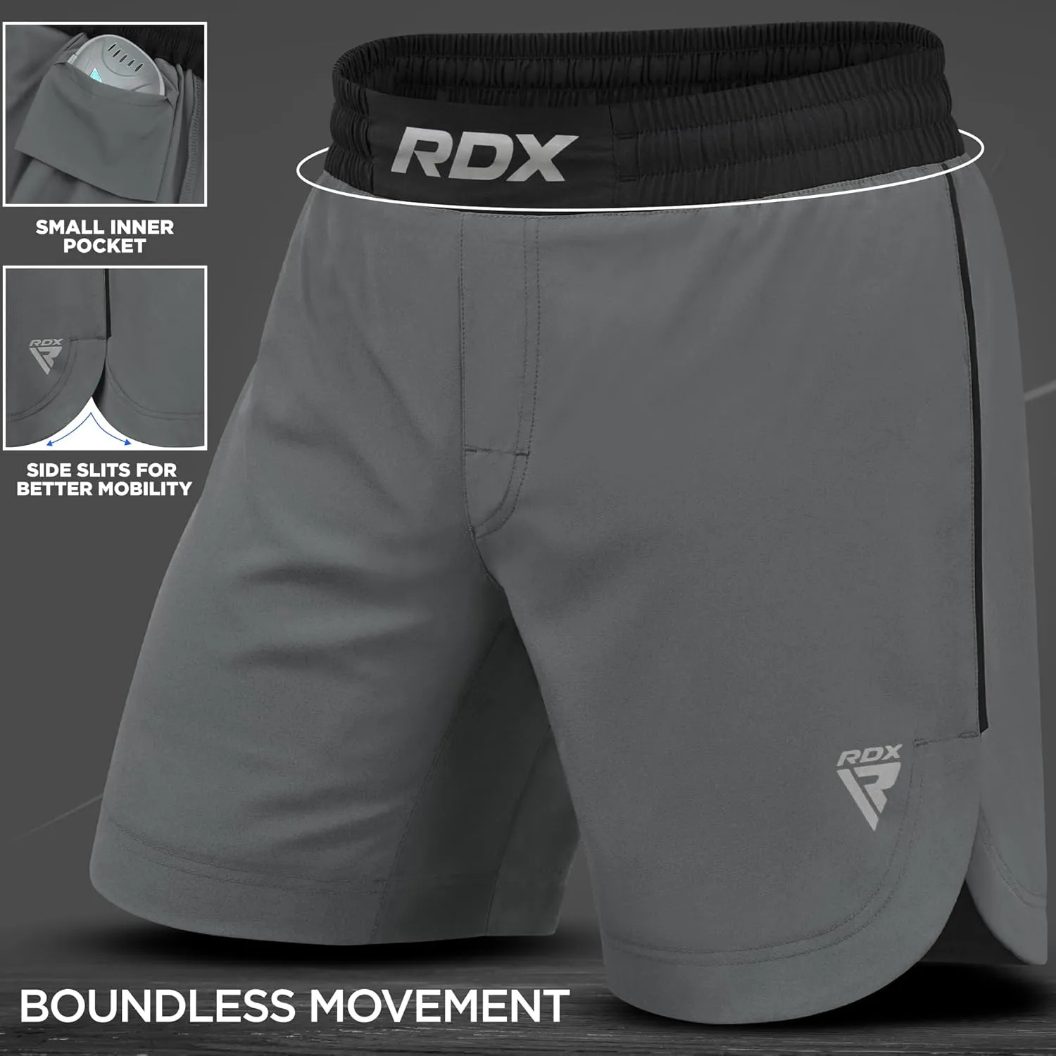 RDX MMA Shorts for Training & Kickboxing  Fighting Shorts for Martial Arts, Cage Fight, Muay Thai, BJJ, Boxing, Grappling