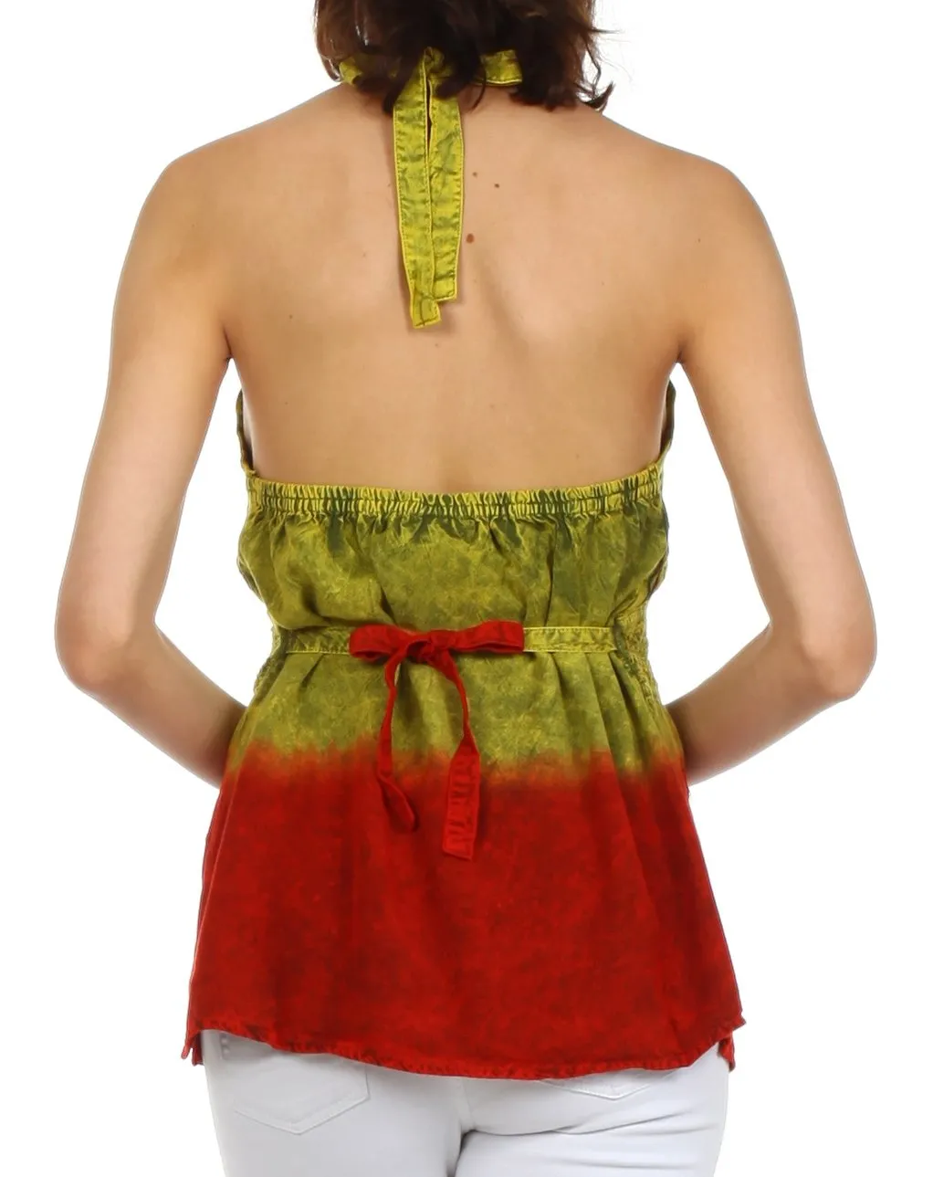 Sakkas Tallulah Embroidered Halter Top
