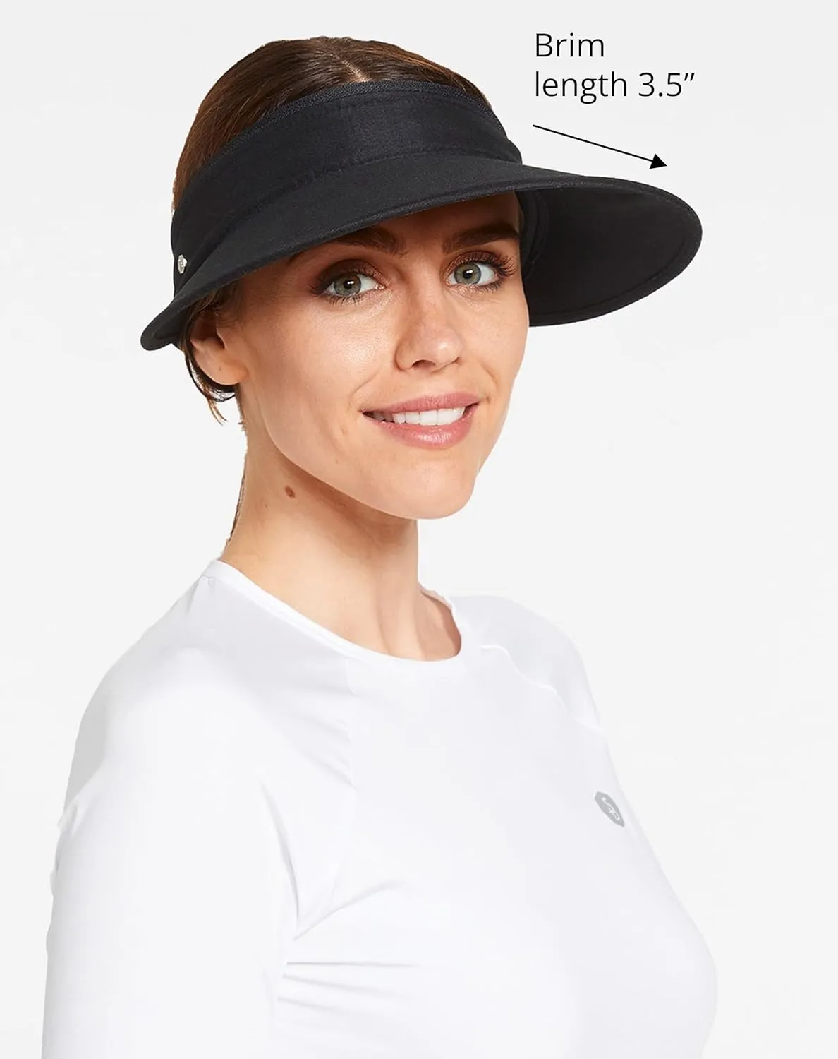 Solbari Womens Wanderlust Visor UPF 50 , Packable 2-in-1 Hat & Visor, Adjustable Fit with Sweatband for Sports & Outdoors