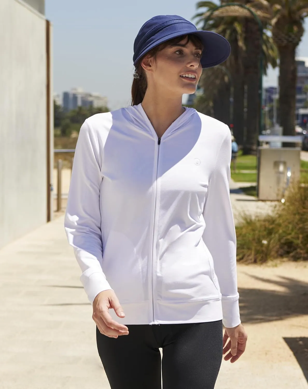 Solbari Womens Wanderlust Visor UPF 50 , Packable 2-in-1 Hat & Visor, Adjustable Fit with Sweatband for Sports & Outdoors
