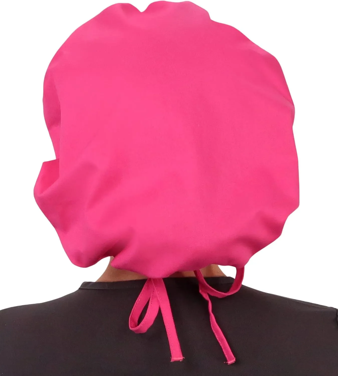 Sparkling EARTH Banded Bouffant Surgical Scrub Ponytail Working Caps - 100% Cotton - Made in The USA