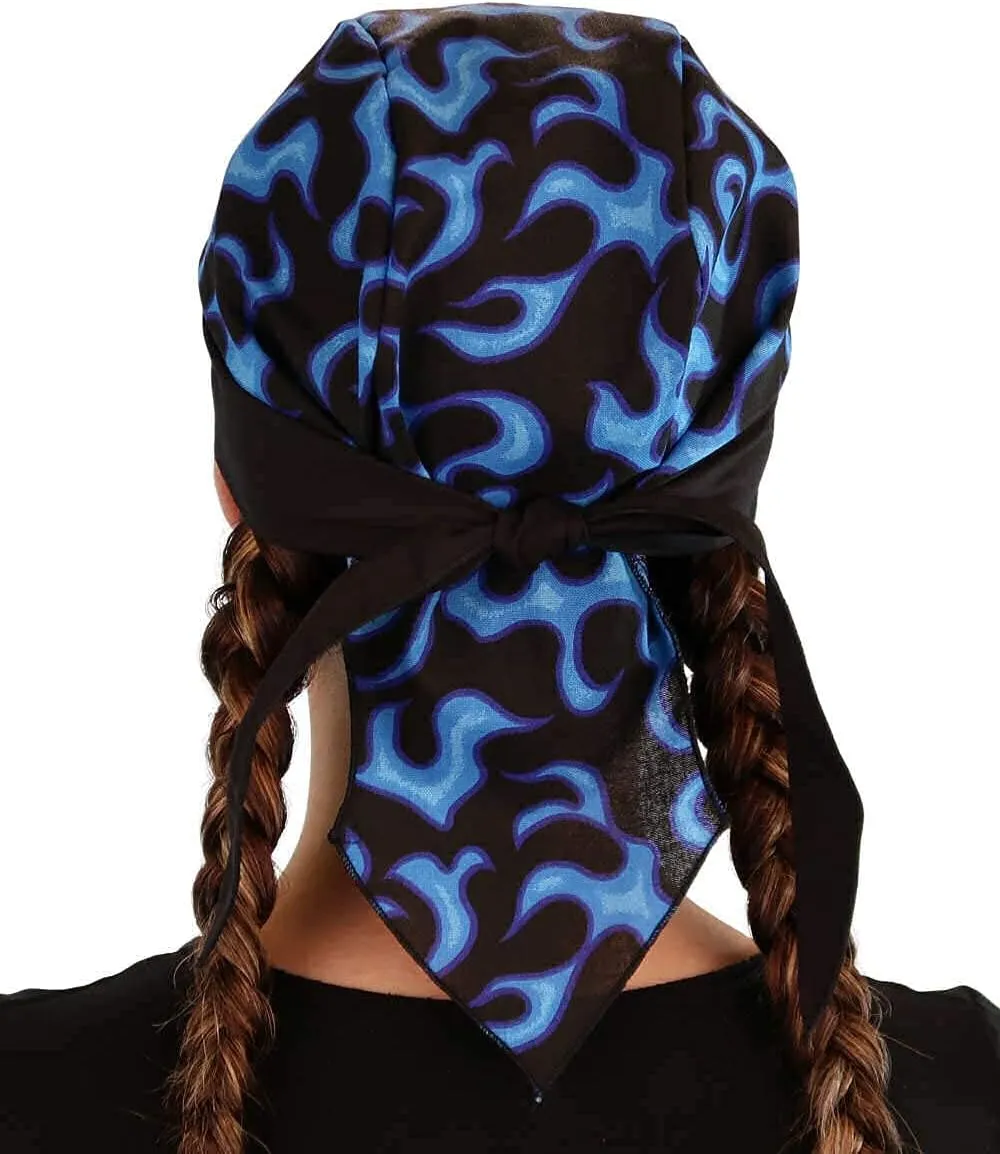 Sparkling EARTH - Skull Caps Doo Rags Do Rag Durag Headwrap Head Wraps Skullies - Made in The USA!