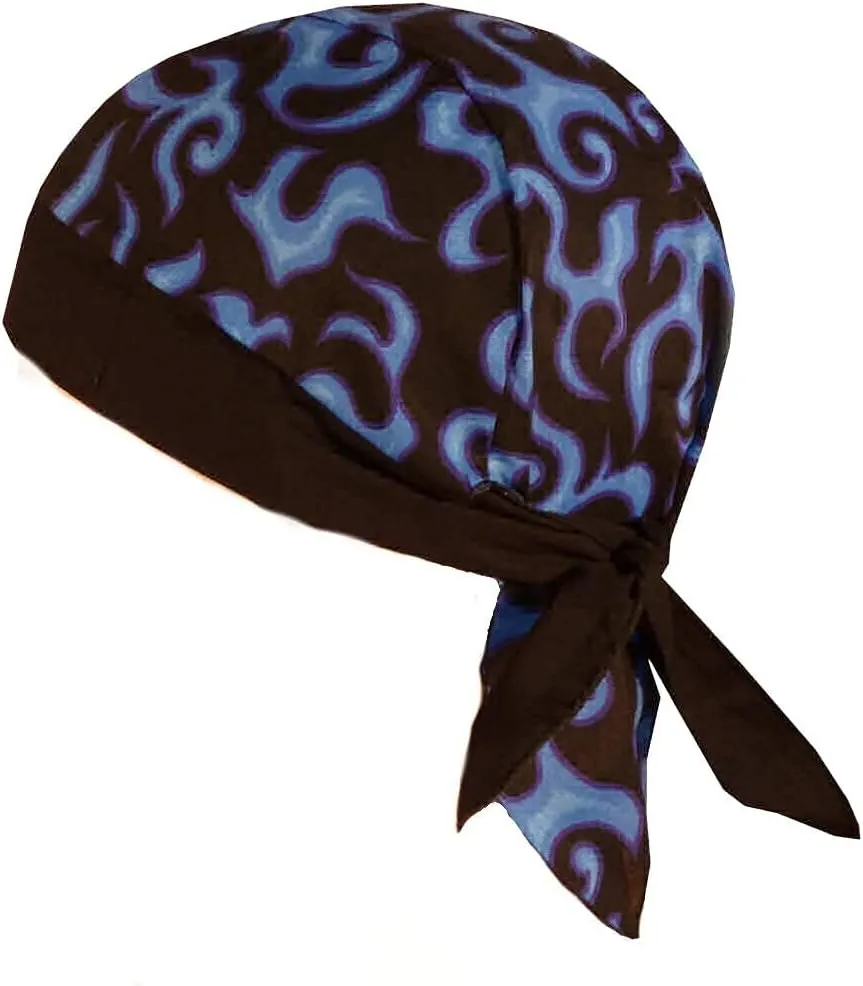Sparkling EARTH - Skull Caps Doo Rags Do Rag Durag Headwrap Head Wraps Skullies - Made in The USA!