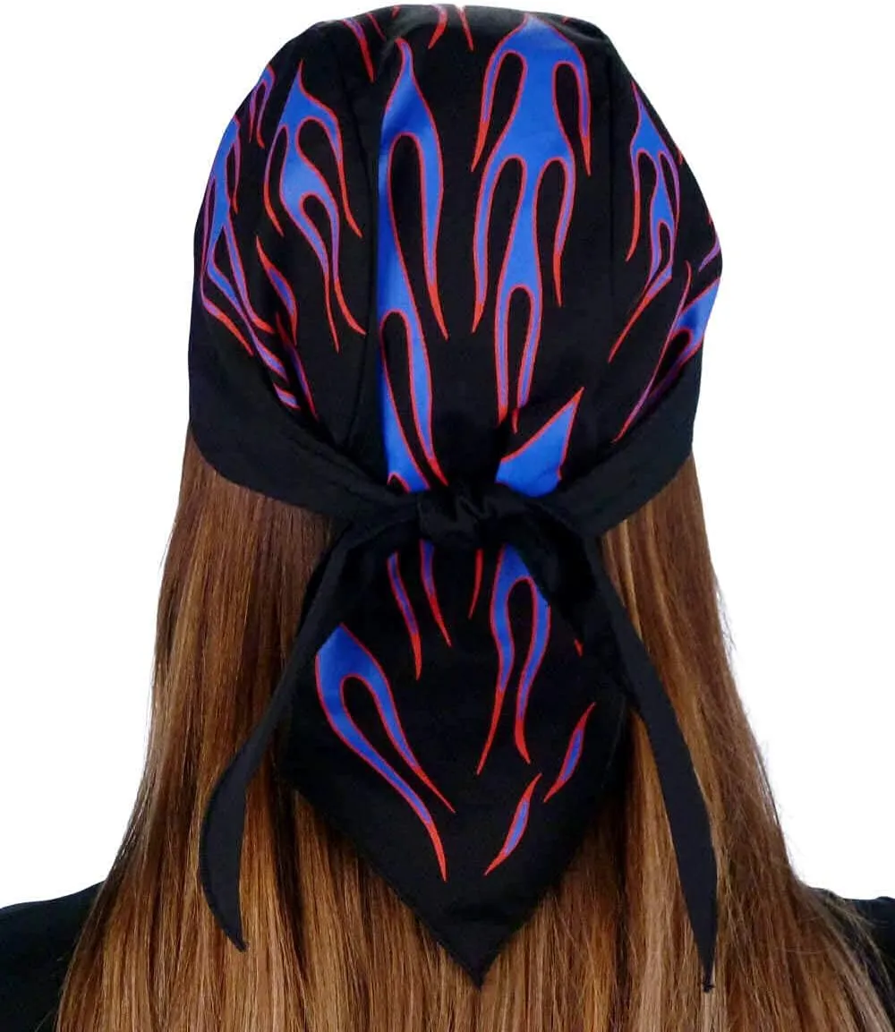 Sparkling EARTH - Skull Caps Doo Rags Do Rag Durag Headwrap Head Wraps Skullies - Made in The USA!