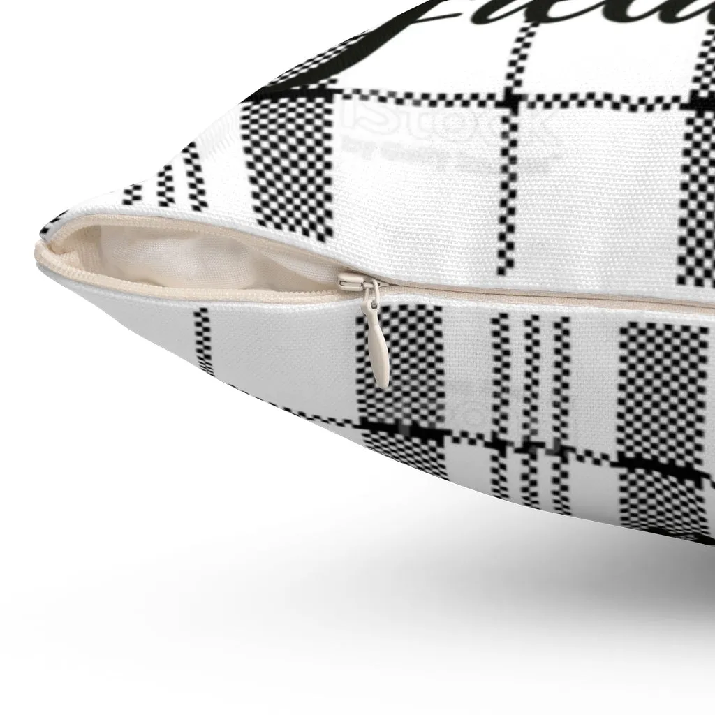 Spun Polyester Square Pillow