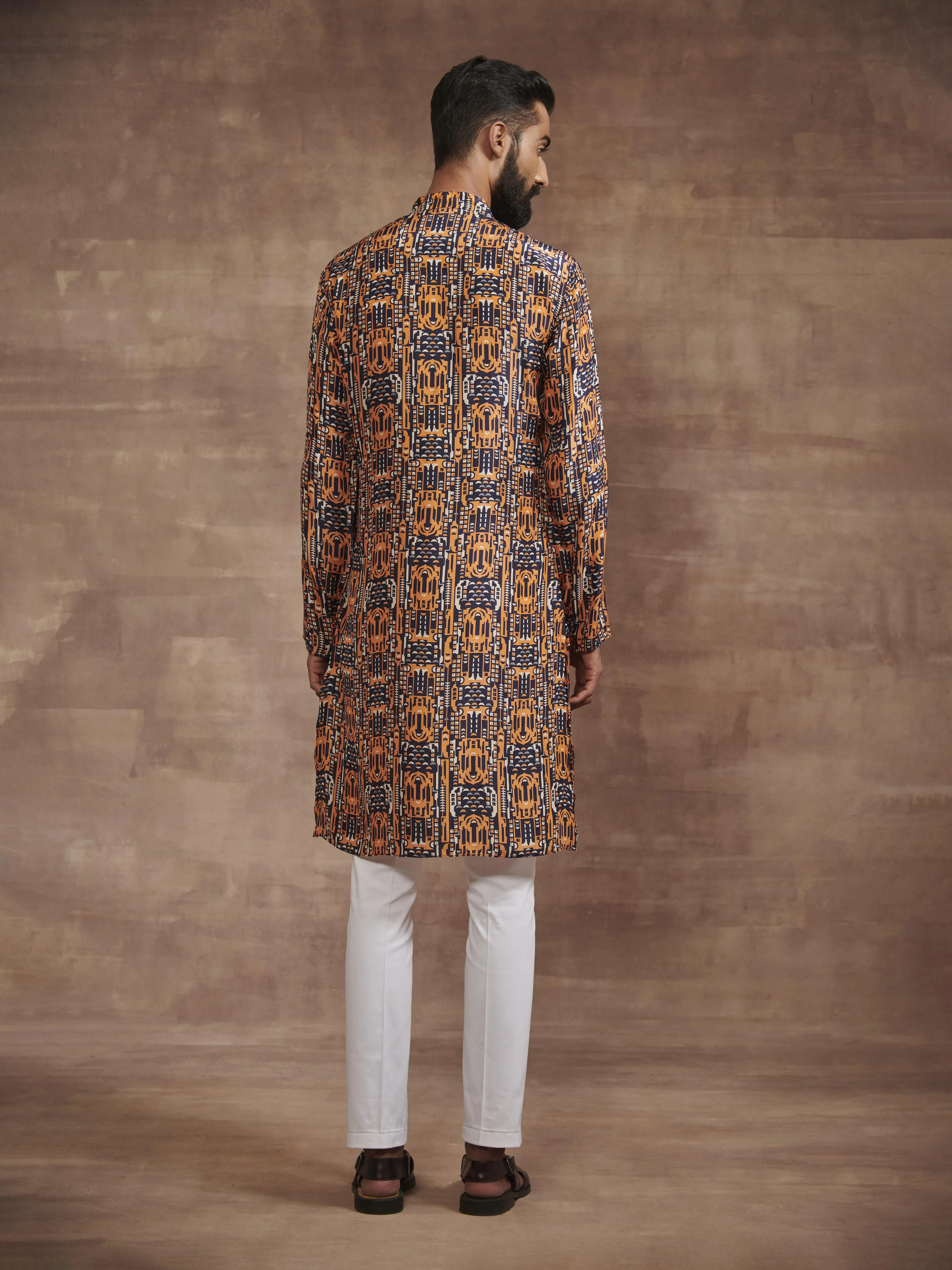 THE ART NOUVEAU PRINTED KURTA