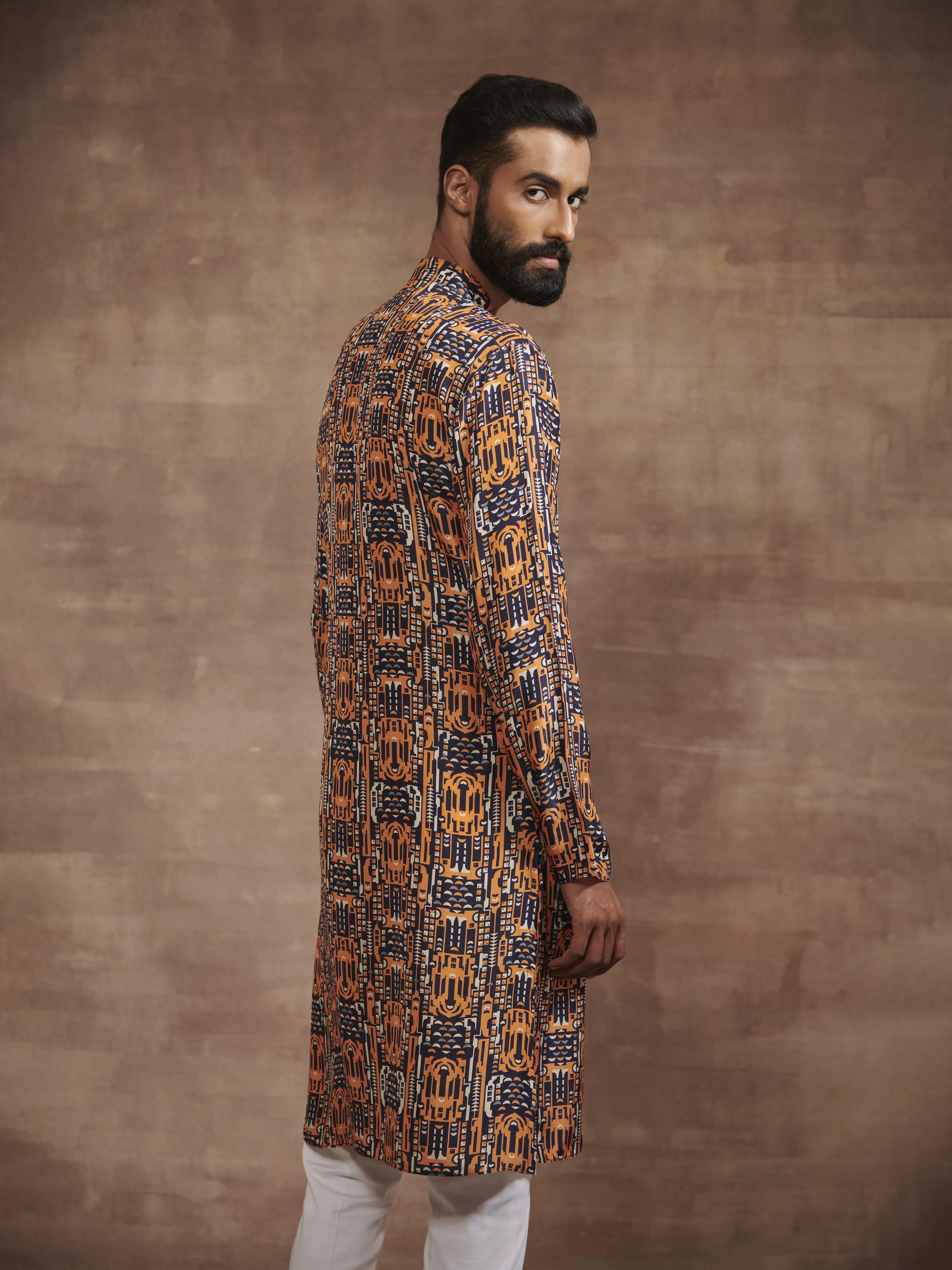 THE ART NOUVEAU PRINTED KURTA