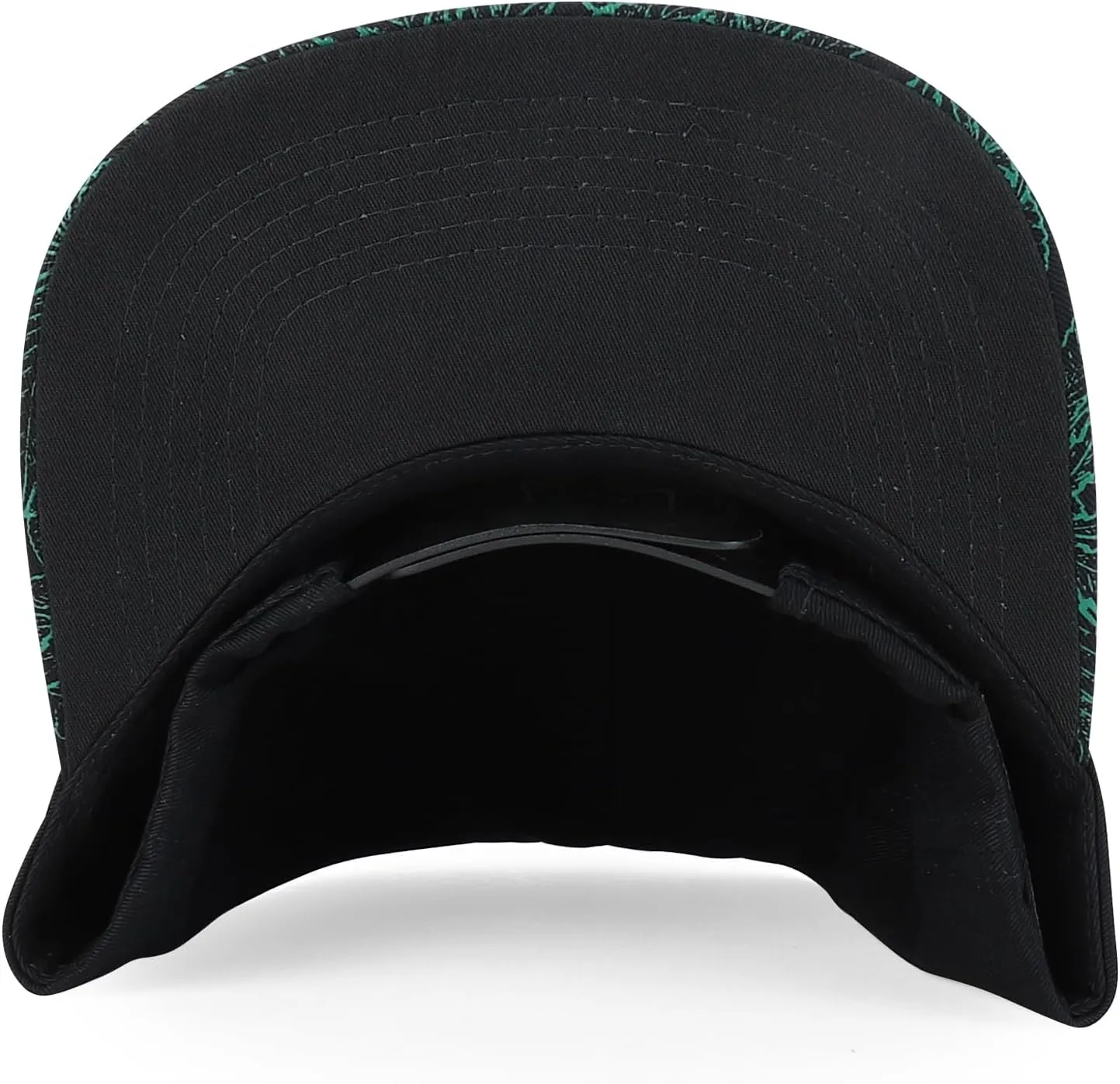 Trendy Apparel Shop Rasta Marijuana Leaf Weed 3D Embroidered Flat Bill Snapback Cap
