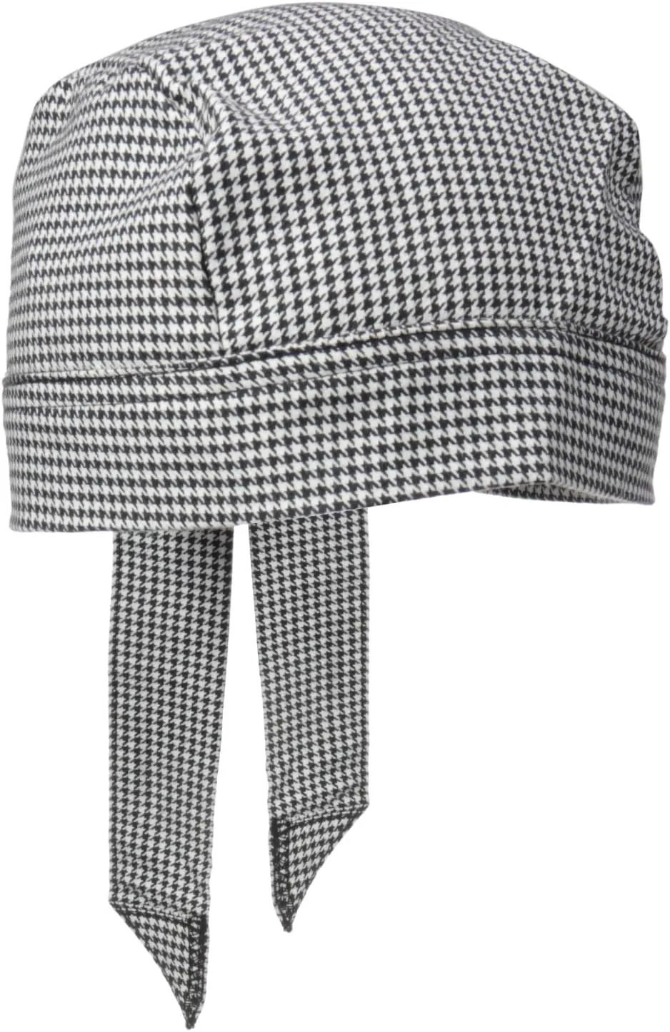 Uncommon Threads Elastic Back Skull Cap Chef Hat with Ties