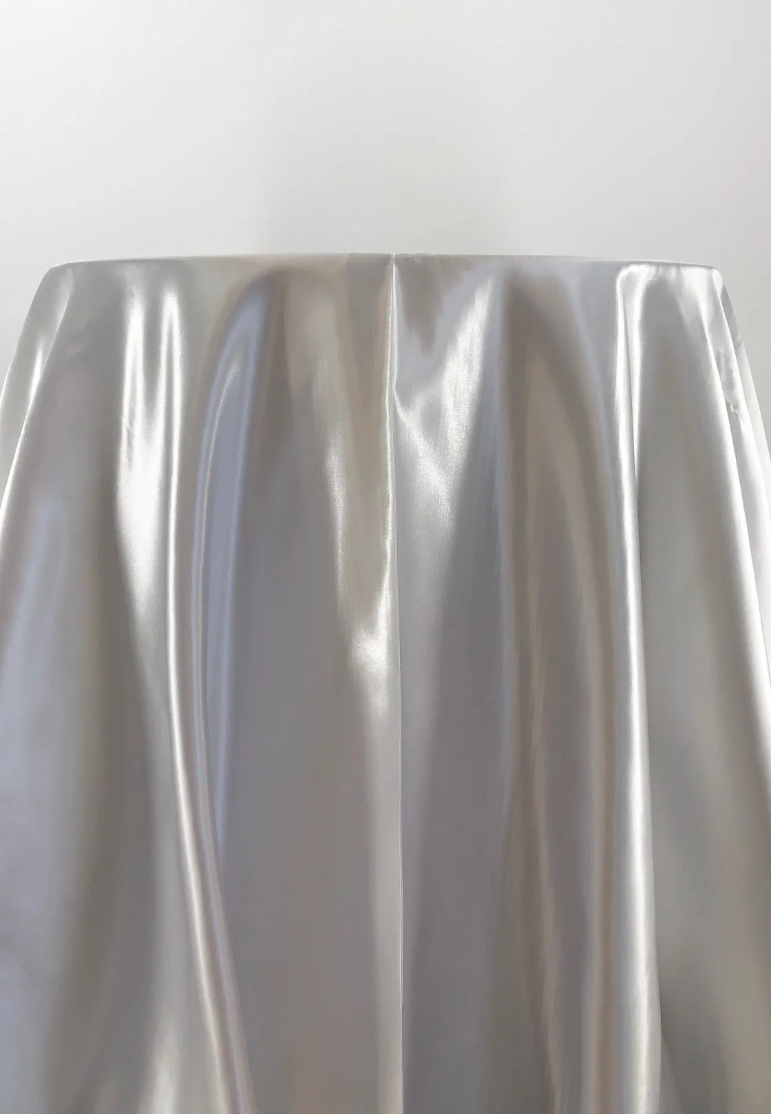 White Satin Tablecloths