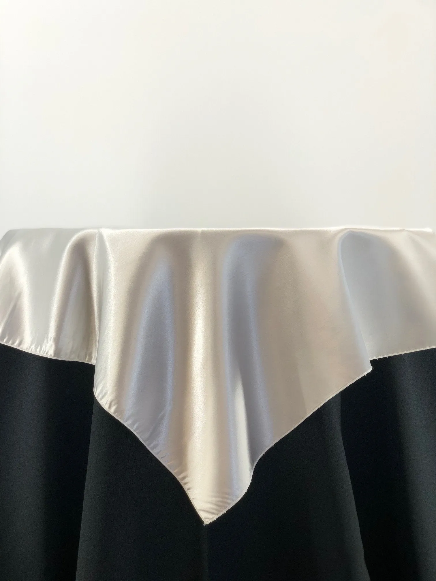 White Satin Tablecloths