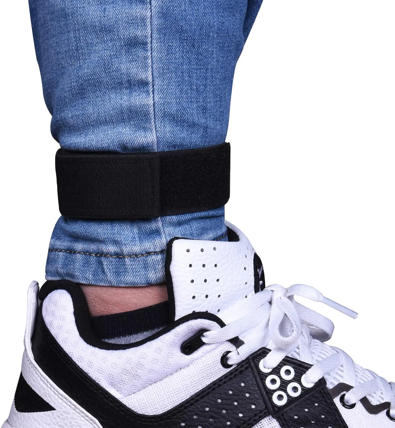 Wisdompro Ankle Strap, 1 Pair Polyester Blousing Garters Trousers Boots Blouses Strap with Hook and Loop for Waders, Fly, Fishing, Hunting, Hiking, Cycling, Gardening, Military Uniforms