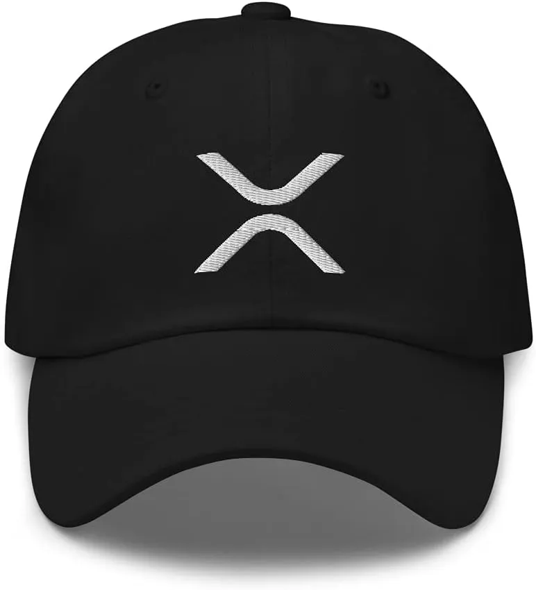 XRP Crypto Embroidered Dad hat Cryptocurrency Baseball Cap
