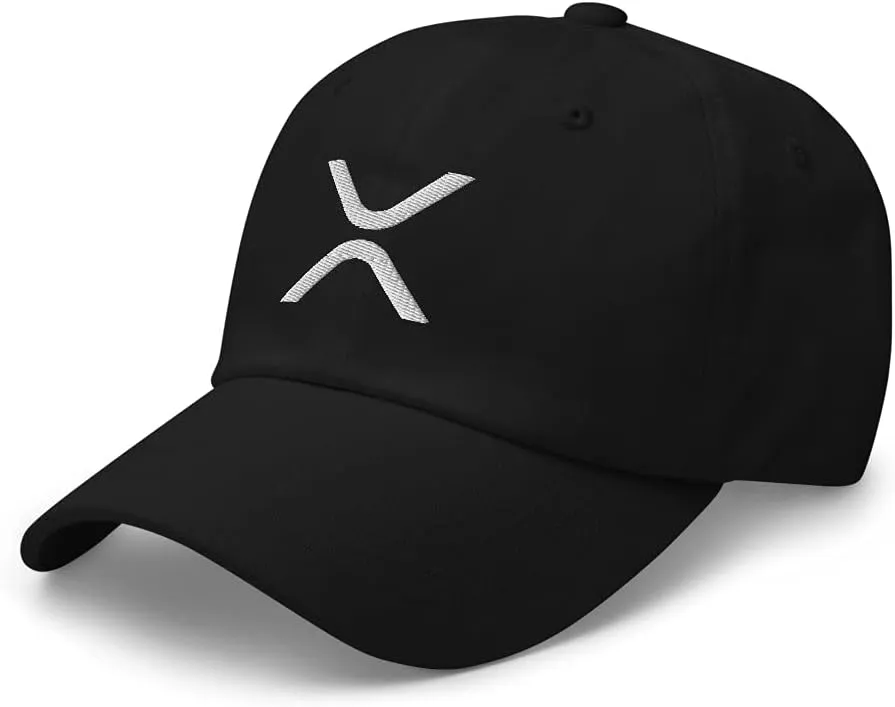 XRP Crypto Embroidered Dad hat Cryptocurrency Baseball Cap