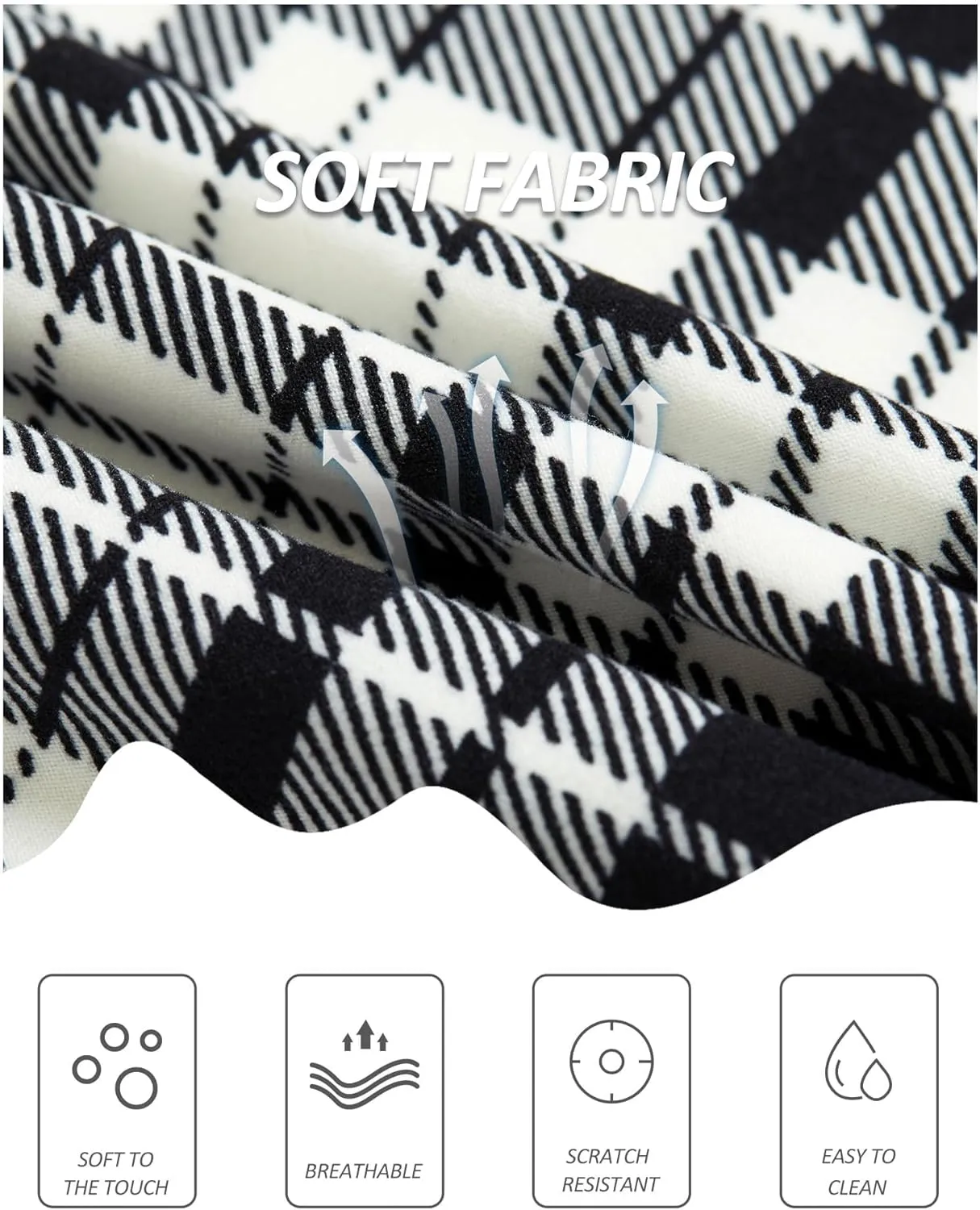 ZOOSIXX High Waisted Leggings for Women - Tummy Control Soft Opaque Printed Pants with Camo, Leopard for Workout Skating